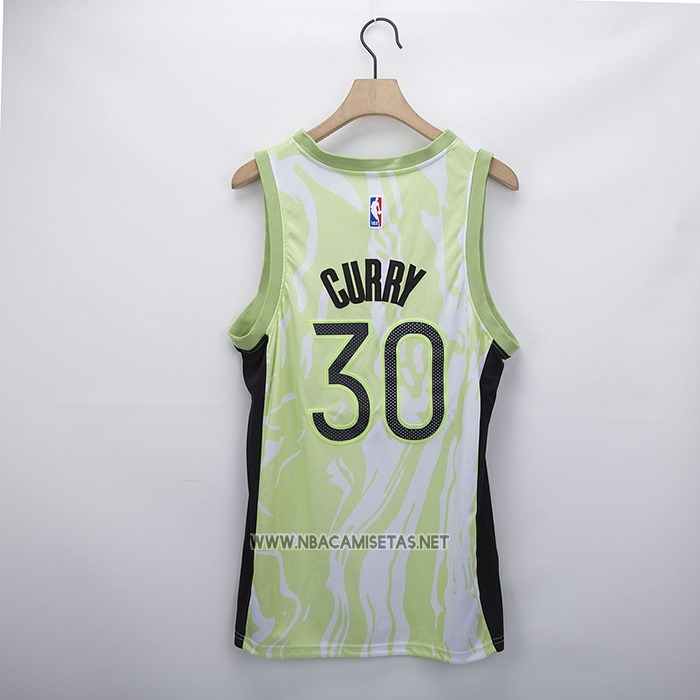 Camiseta Golden State Warriors Stephen Curry NO 30 Fashion Royalty Verde